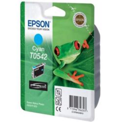 Epson Frog T0542 Ultrachrome Ink, Ink Cartridge, Cyan Single Pack, C13T05424010